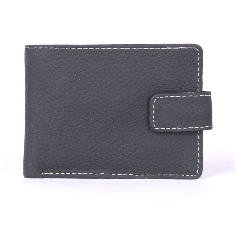 15 Pockets Genuine Cow Leather Wallet (Black)  MGW-005
